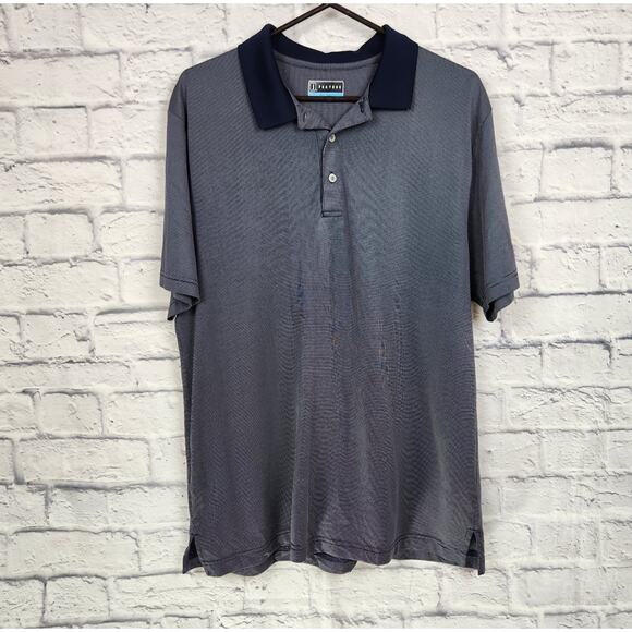 PGA Tour Shirt Mens Size Large Golf Polo Blue - Picture 1 of 8